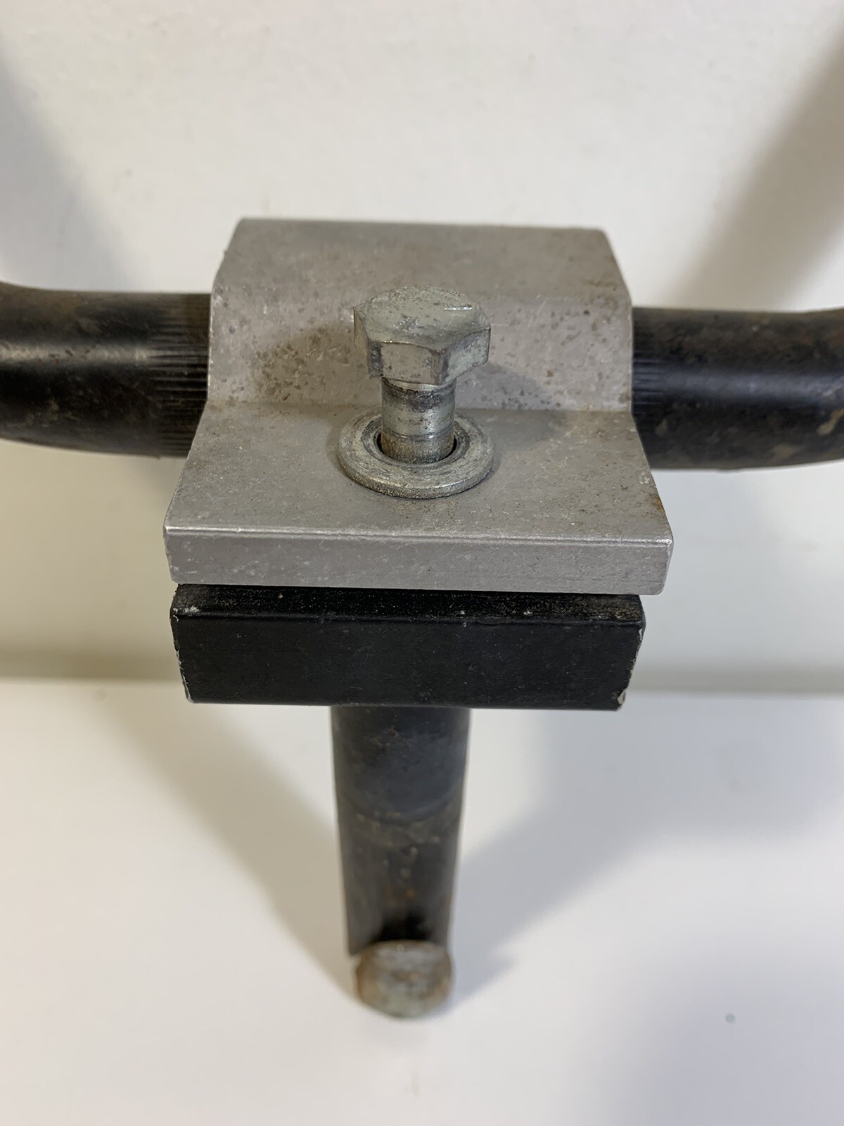 Old School Bmx Vintage HUFFY Stem handlebars grips pro thunder Stu Thompson race eBay