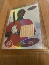 2003 hanley ramirez bowman’s best bat relic rookie card rc baseball red sox. rookie card picture