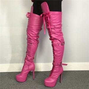 very high boots