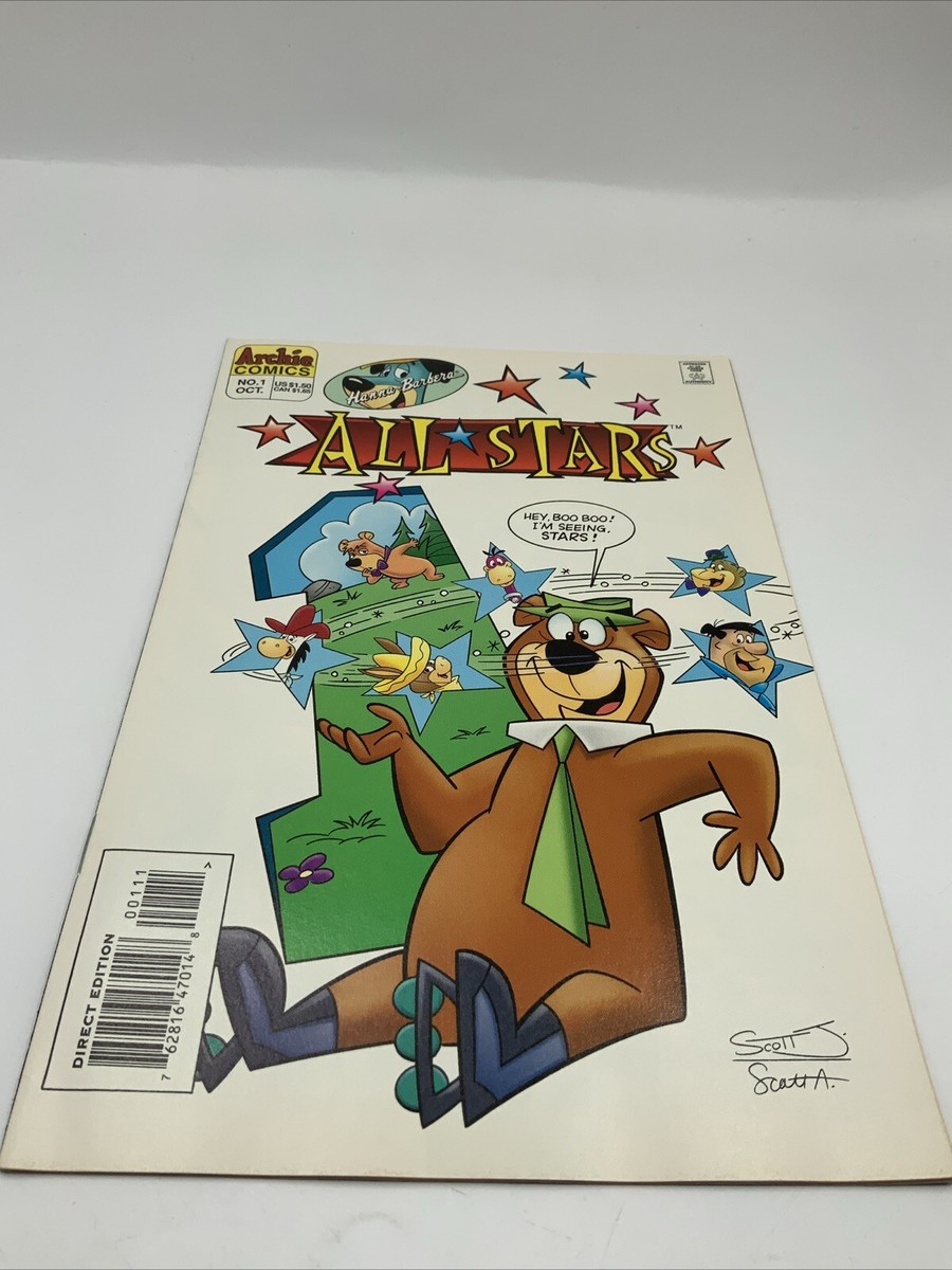 Hanna-Barbera All-Stars #1 ~ ARCHIE 1995 ~ YOGI BEAR - Flintstones