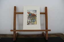Dachau Dachauer Maler Eberlein Lina Hölzelhaus - Zollhaus kolorierte Radierung