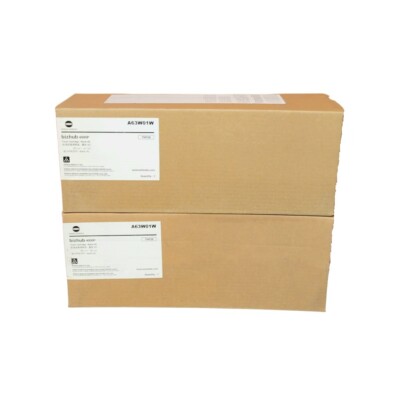 New 2 Genuine KONICA MINOLTA TNP38 A63W01W Black Toner Cartridge bizhub 4000P
