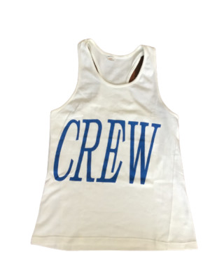 CHAMPION CREW Mens Tank Top Sport T-Shirt Technical Cotton Jersey Vintage S
