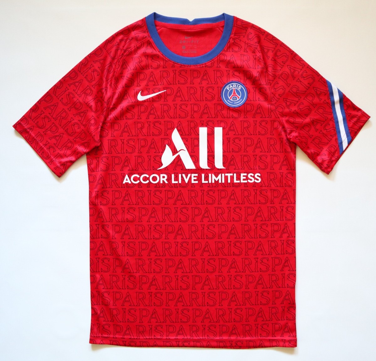PSG PARIS SAINT-GERMAIN 2020/2021 PRE-MATCH TRAINING SHIRT JERSEY