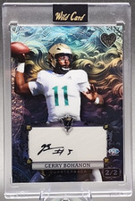 Gerry Bohanon /2 2024 Wild Card 7 Card Studs PRC Rookie Silver Holo Baylor BYU. rookie card picture