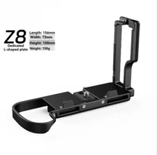 ZZQ&CCF BFL-28  L-Bracket, for Nikon Z8, 3/8" and 1/4" Accessories Screw Hole