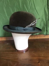 Barlesoni Man's Vintage Bowler Hat