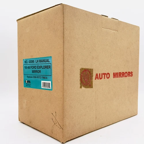 CIPA 43095 LH Manual 95-98 Ford Explorer Mirror (Replaces OEM #F5TZ 17683 A)