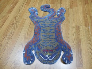 Grote porseleinen tijger (80cm