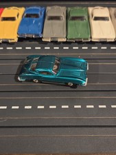 Aurora TJET 63 Corvette Stingray HO Thunderjet Slot Car Chrome Green Rare Wow.