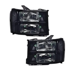 Headlights Assembly Compatible with GMC Sierra 1500 2007-2013