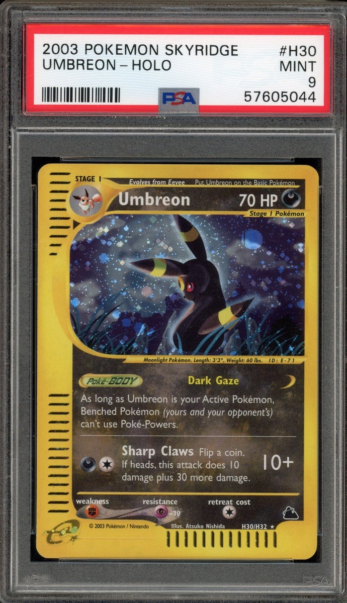 ポケモンカード ブラッキー #H30 英語 Umbreon ホログラム 【公式通販】