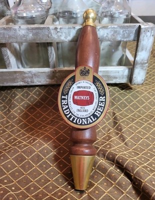 vintage Watney's Traditional Imported  Keg Tap Draft Handle 12'' Beer London Stag
