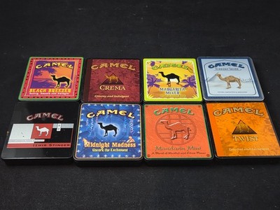 Camel Vintage Exotic Blends Tins 8 Different In Excellent
