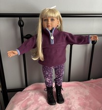 Beautiful My Twinn Doll 23” Blonde Blue Eyes Comes With MT Underwear And Clothes