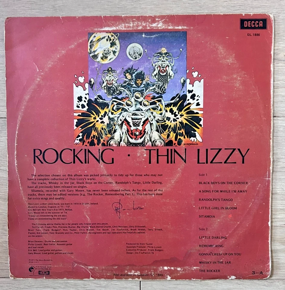 Thin Lizzy HYPER RARE Zimbabwe Press Rocking, Maiden, ACDC, Sabbath, Metallica - Image 2 of 4