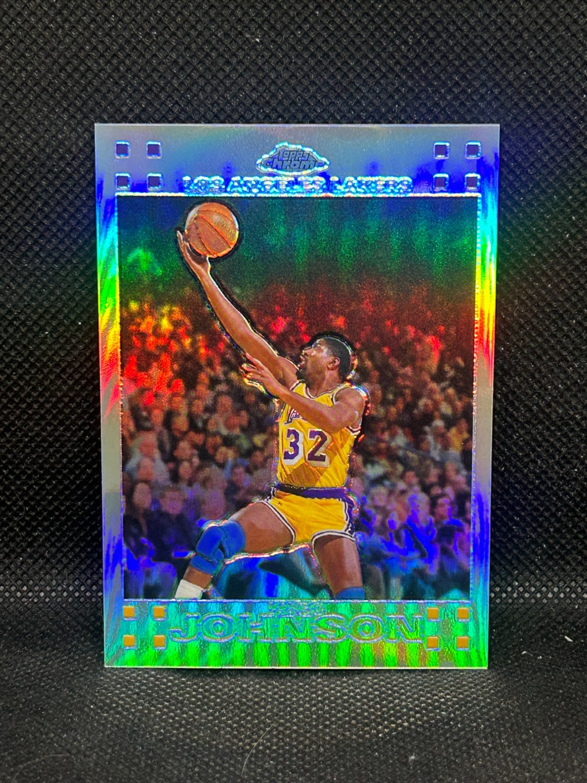 2007-08 Topps Chrome - Magic Johnson #106 Refractor /999 Lakers HoF