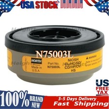 Honeywell N75003L Acid Gas Cartridge for N Series, Cartridge/Filter, Yellow