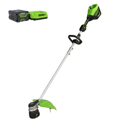#ad GreenWorks 60V 16quot; Gen2 Cordless Battery String Trimmer 2.5 Ah Battery Charger $142.99
