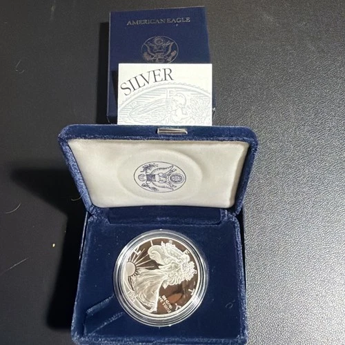 Photo of a 1994-P American Silver Eagle Proof from an eBay listing that sold on Jul 20, 2026