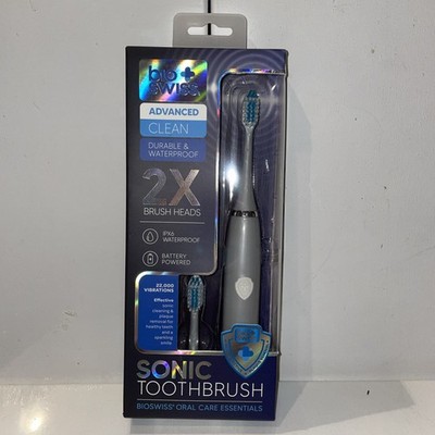 Bio Swiss Advanced Clean Sonic Toothbrush 2x Brush Heads | eBay