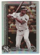 2025 Topps Chrome Update AUSTIN SLATER Insert SEPIA REFRACTOR Parallel Card