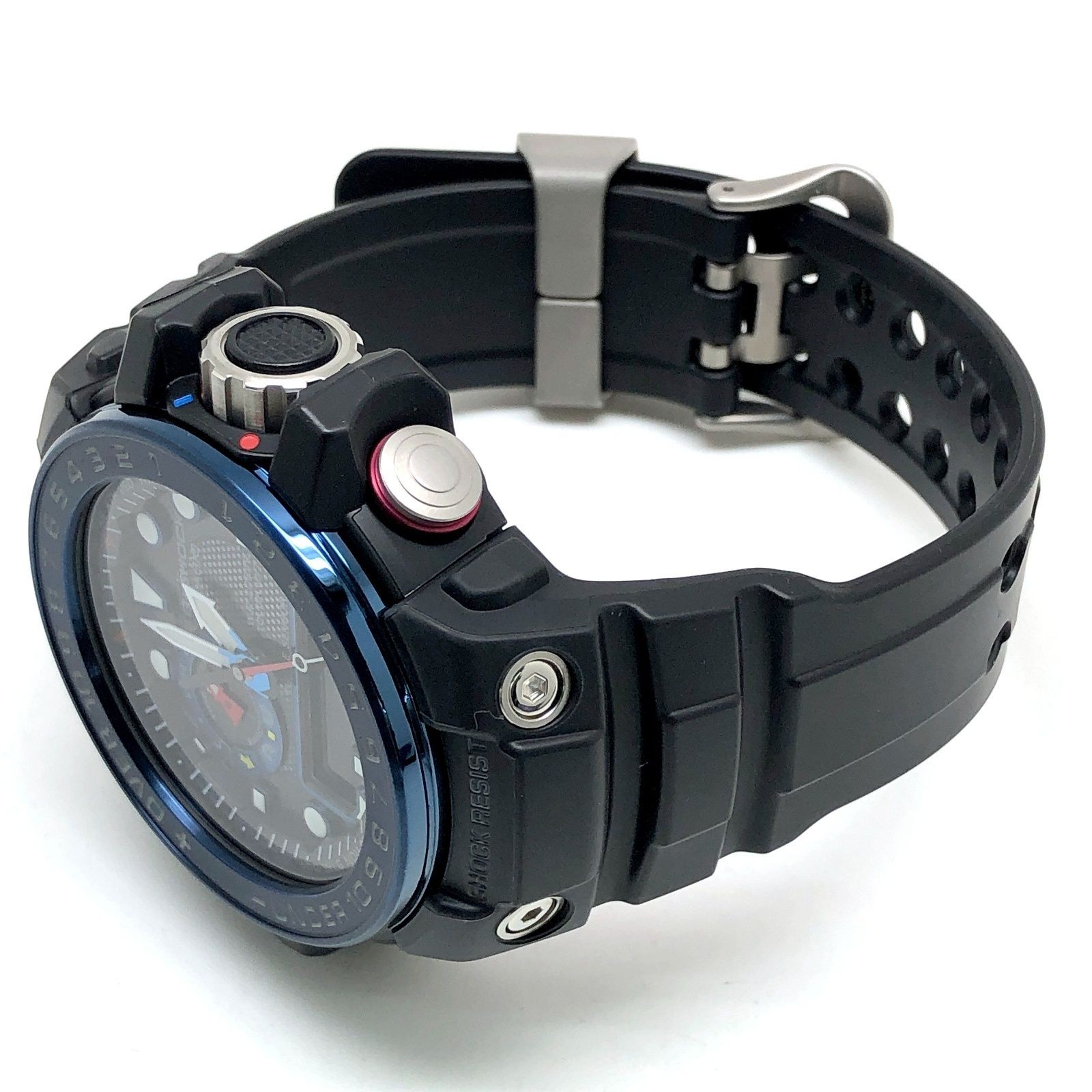 G-Shock GWN-1000B-1B Gulf Master Radio Solar Triple Sensor Watch Blue Used image 5