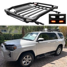 40x55 Roof Rack Cargo Carrier Basket Crossbars W Light For Toyota 4runner
