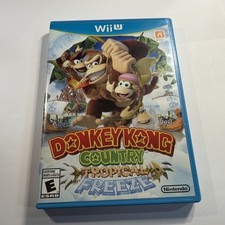 Donkey Kong Country: Tropical Freeze (Wii U, 2014) CIB Complete With Manual