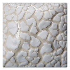 Stoneware Mudcrack Glaze - White Pint
