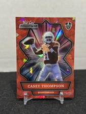 CASEY THOMPSON 2021 WILD CARD ALUMINATION COLLEGE FOOTBALL ROOKIE /25. rookie card picture