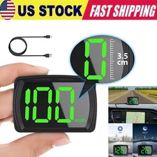 Universal HUD Speedometer: Digital GPS Display for Car & Motorcycle US STOCK