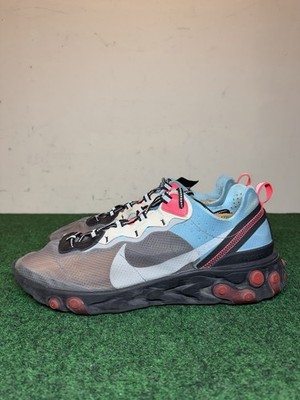 Nike React Element 87 Blue Chill Solar Red Mens Shoes AQ1090-006 Size 15 743