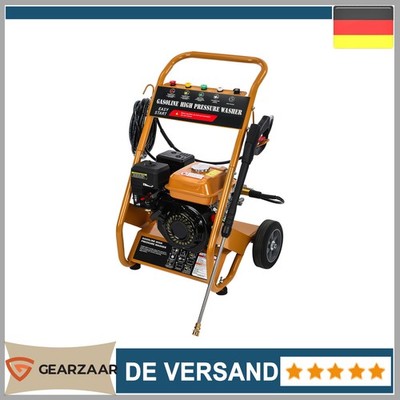 Benzin-Hochdruckreiniger 3950 PSI inkl. Zubehör 2,6 GPM für Autos vertikal 6,5PS