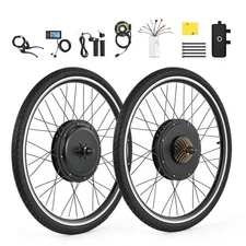 1000W/1500W Electric Bicycle Front/Rear Wheel + Tire E-Bike Conversion Motor Kit