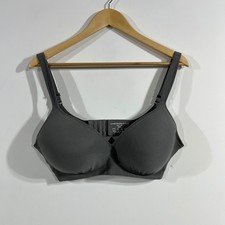 Underoutfit The Perfect Neckline Wireless Bra Dark Gray Size 2XL Comfort Support