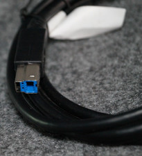 6ft USB 3.0 Type B Male to Male Cable Style 20276 50.7M710.081 Black Shielded
