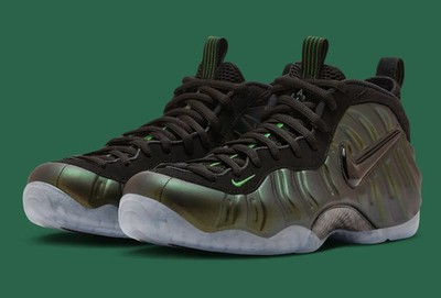 Nike Air Foamposite Pro Shoes Pine Green 2025 HF0794-300 Men's DAMAGED BOX