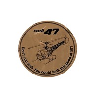 Vintage Bell 47 Helicopter Sticker