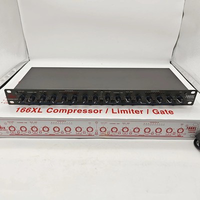 New DBX 166XL Compressor Limiter/Gate Effects DSP Processor Rackmountable