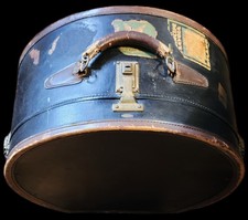 Antique Hat Box /White Star Steamer sticker and more  1910-20's