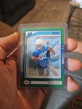 2024 Panini Donruss - Rated Rookie Sione Vaki #332 Green Autographs (AU, RC)
