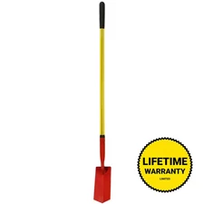 48 In. Classic Fiberglass with Heavy-Duty Steel V-Type Blade Clean-Out Shovel an
