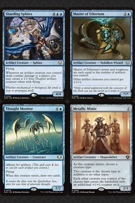 leonardo da vinci mtg commander deck Leonardo da Vinci Commander Deck Thopter Control EDH Ready-to-Play Magic MTG  Alt