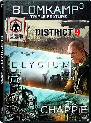 Chappie / District 9 / Elysium [Region Free] - DVD - New