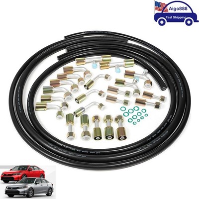Air Conditioning Hose & Fitting Kit AC.121.001 Replace for Automotive A/C System