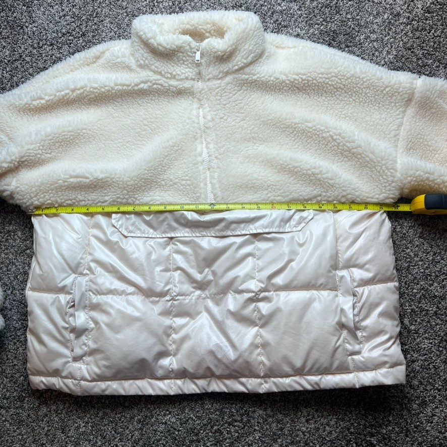 Fabletics Nelly Half Mixed Media Half Zip Sherpa … - image 5