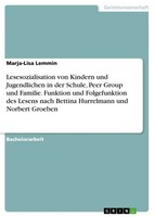 Marja-Lisa Lemmin | Lesesozialisation Von Kindern Und Jugendlichen In Der...