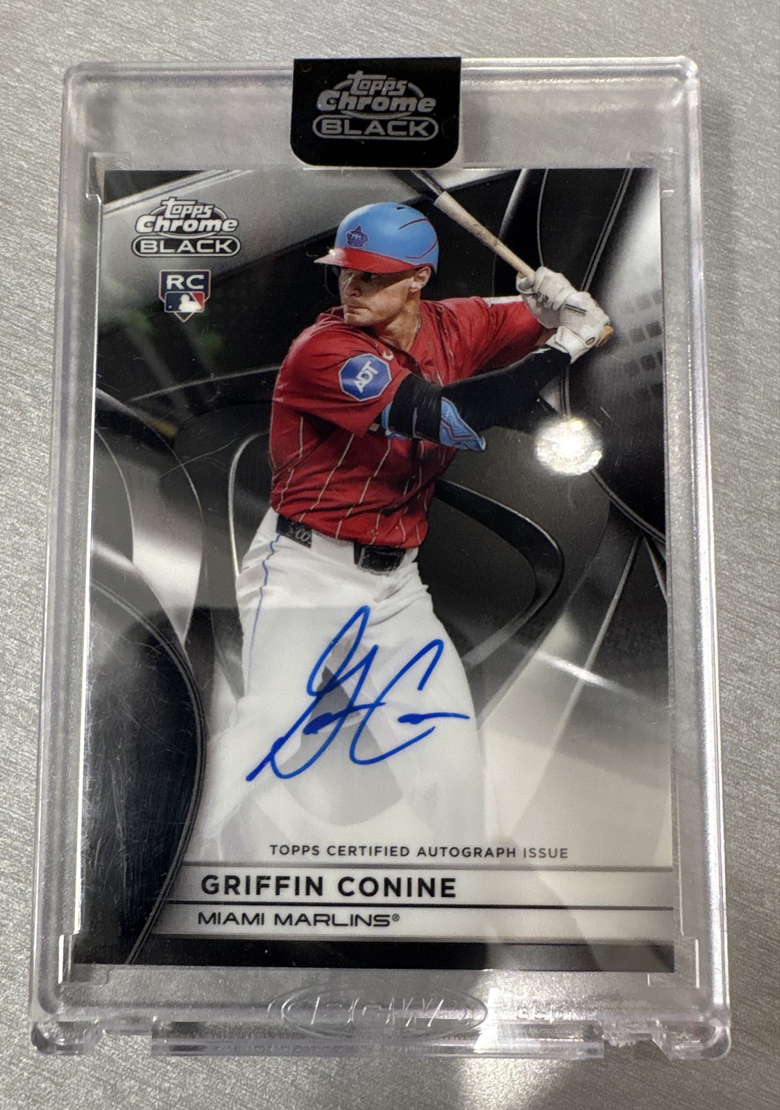 2025 Topps Chrome Black - Autographs Griffin Conine #CBA-GCO (AU, RC)