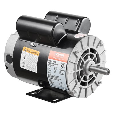 #ad VEVOR 3HP Air Compressor Electric Motor 15.5A 3450RPM 56 Frame CW CCW Rotation $113.99
